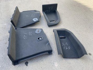 Б/У Обшивки багажника комплект BMW X3 F25 51477222221 / 51477222218 51477222221 / 51477222218 фото