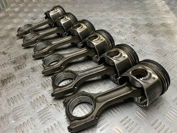 Б/У Шатун Поршень N57 D30A BMW X1 X3 X5 F10 F10 F01 F07 11248508023 / 11257805329 11248508023 / 11257805329 фото